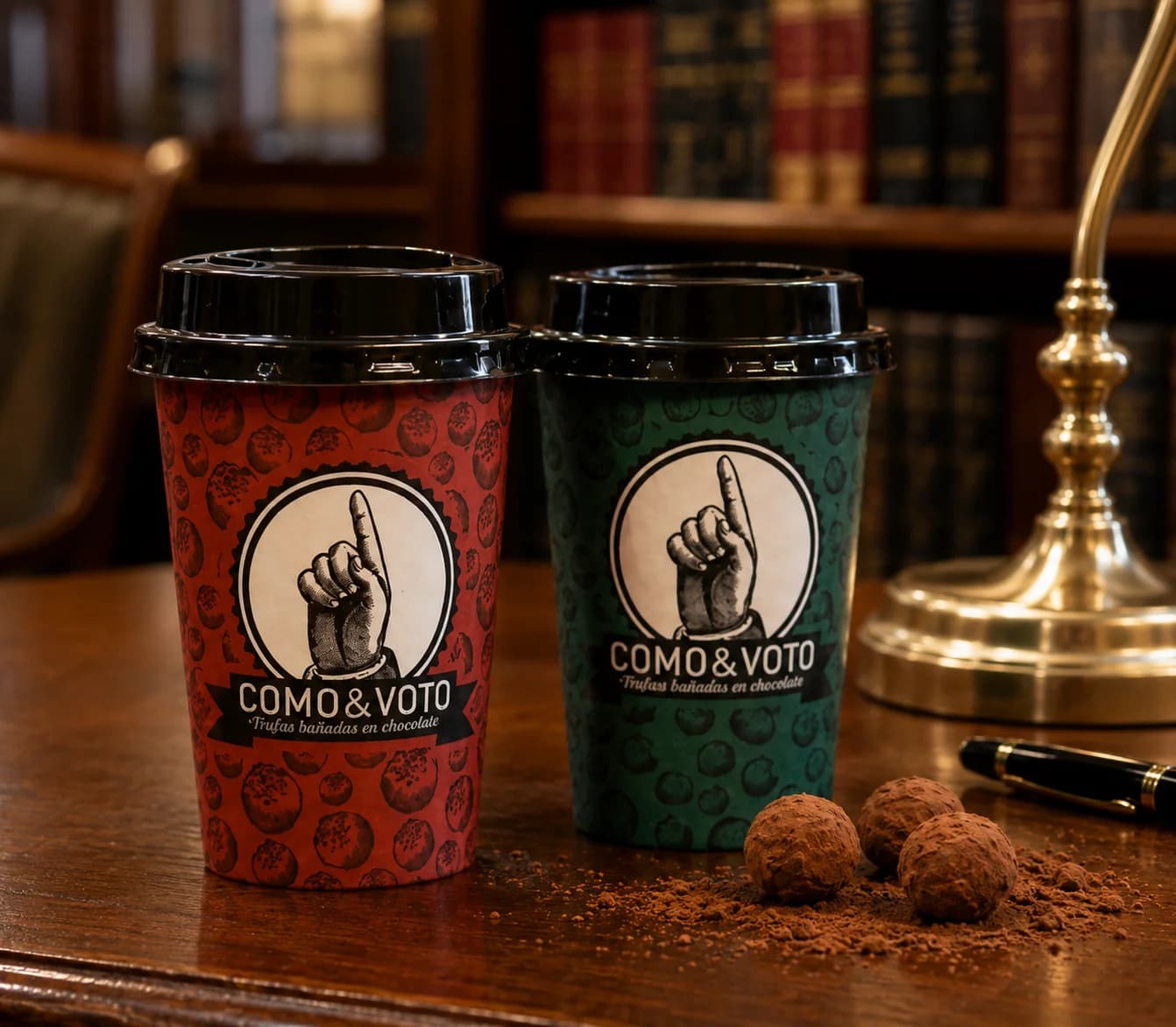 Como & Voto — packaging